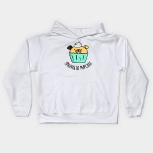 Sprinkled Pupcake Cute Puppy Cupcake Pun Kids Hoodie